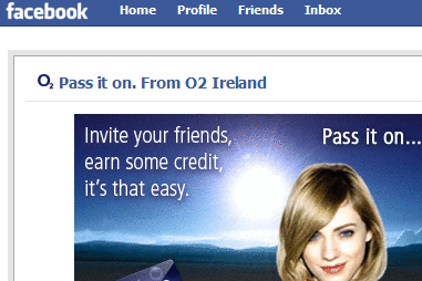 O2 App on Facebook